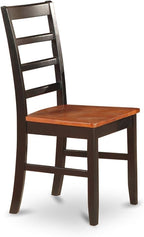 East West Furniture LGPF7-BCH-W 7 Piece Dining Room Furniture Set Consist of a Rectangle Wooden Table with Butterfly Leaf and 6 Kitchen Dining Chairs, 42x84 Inch, Black & Cherry