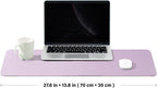 Cork Desk Mat - Dual-Sided Desk Pad for Office and Home - Desk Organization and Accessories - Ideal for Large Mouse Pad and Desk Mats on Top of Desks(Purple,27.6"x 13.8")