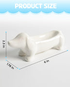 Dachshund Ring Holder, Weiner Dog Ceramic Trinket Tray for Women Men