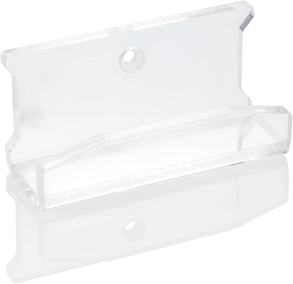 Clear Acrylic CD Wall Mount Display – Floating Compact Disc Holder hanger with Single-Screw Installation – Minimalist Wall Storage Organizer for Music Collections and Collectors