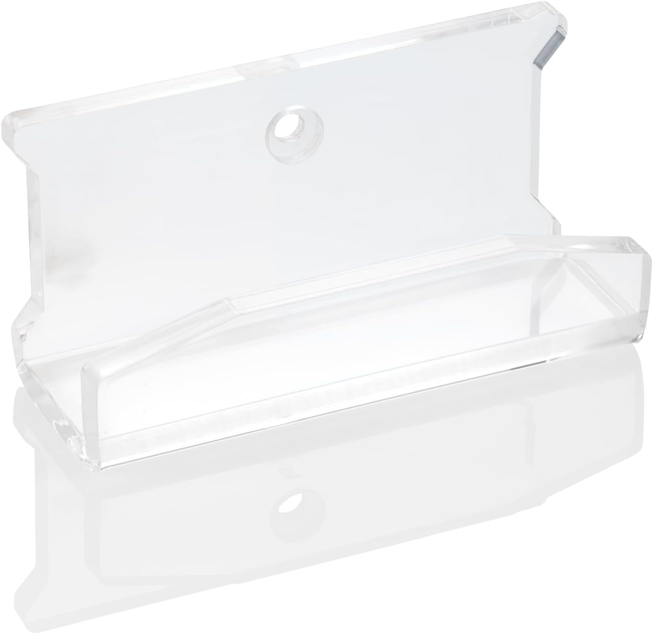 Clear Acrylic CD Wall Mount Display – Floating Compact Disc Holder hanger with Single-Screw Installation – Minimalist Wall Storage Organizer for Music Collections and Collectors