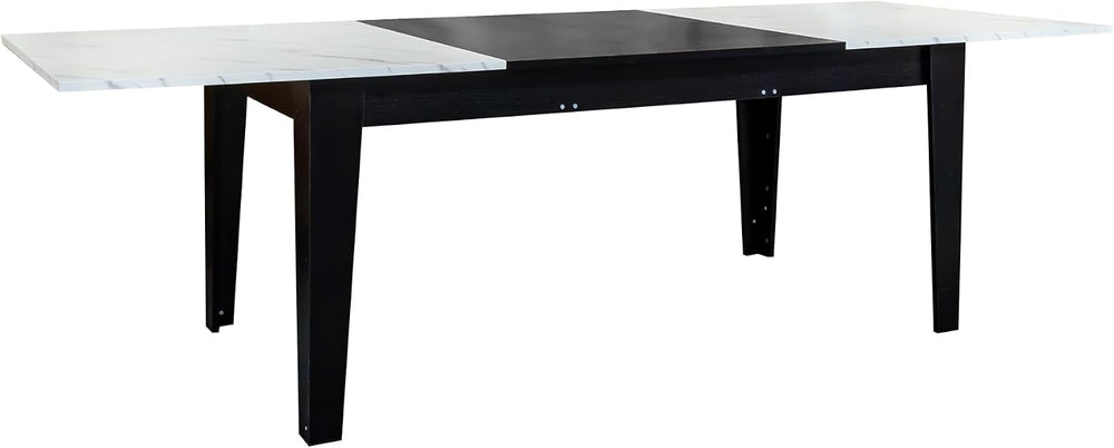 KEIKI 70.87”-106.3”L Extendable Dining Room Table for 6-10 People, Wood Moder...