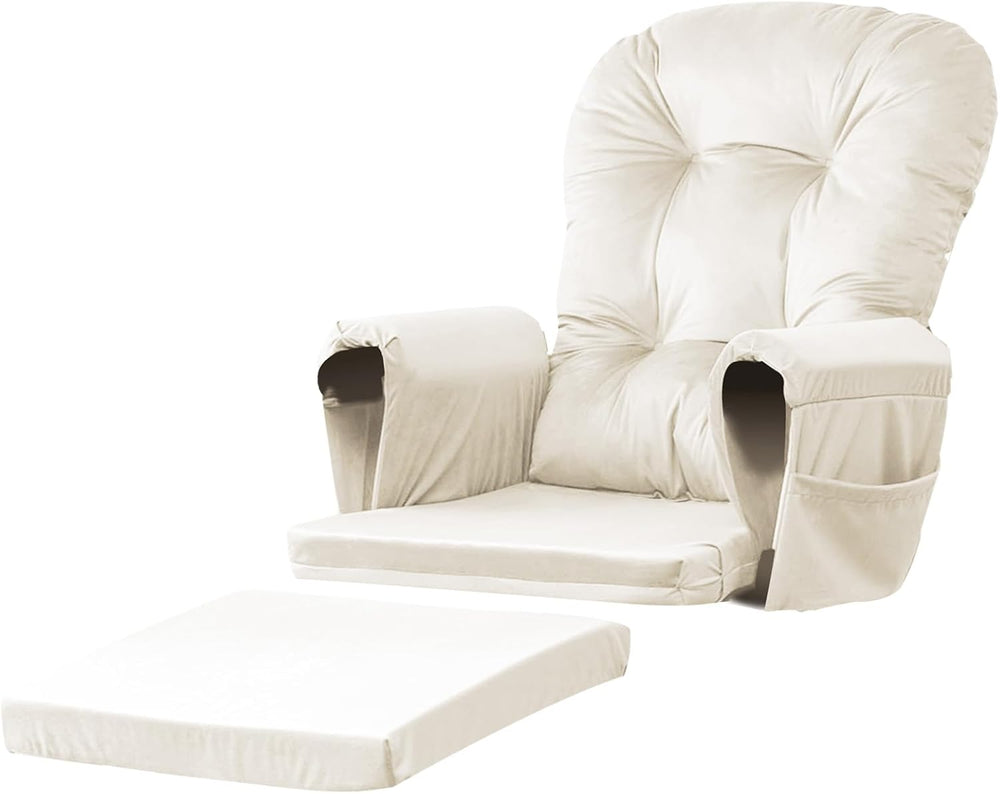 Lucky Monet 5Pcs Glider Rocker Replacement Cushions - Velvet Glider Cushions ...