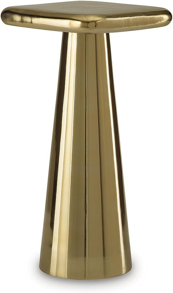 Signature Design by Ashley Dallenburg Contemporary Accent Table, Gold