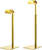 2 Pack Purse Display Stand, Purse Holder Handbag Display Stand Metallic Gold Purse Hanger Showing Bags, Purses, and Wreath, Adjustable Hook Stand for Tabletop, Closet, Desk, and Retail Use