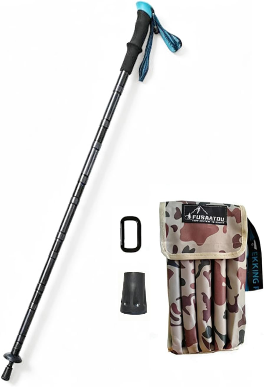 [1 PC Single Stick] Multitool Tactical Hiking Pole for Men Durable Aluminum