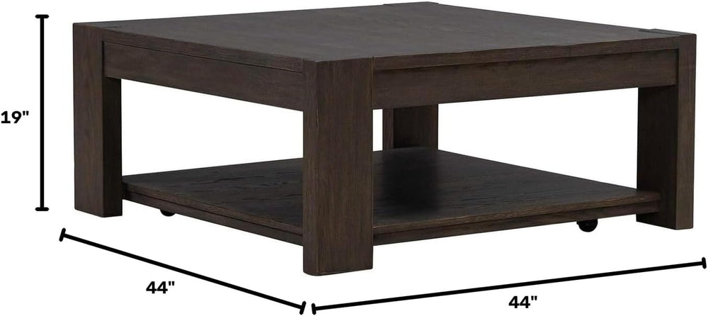 Liberty Furniture Lennox Hill Living Room Opt 3 Piece Set - Square Cocktail T...