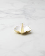 kate spade new york Make It Pop Metal Ring Dish, White