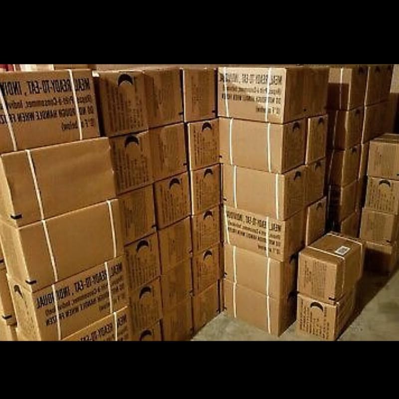 6-pack MRE Meals Ready to Eat 2025, 2026 or newer insp. Genuine military food...