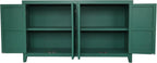 Farmhouse Accent Cabinet with 4 Doors, Mid Century Modern Pantry Cabinet, foe Entryway Living Dining Room Bedroom,for Kitchen Home