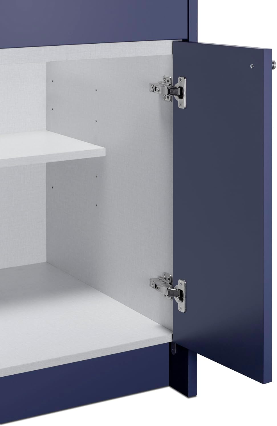 Summit 63" All in One Kitchenette, Navy Blue - CALDERAMN35I | Includes: ...