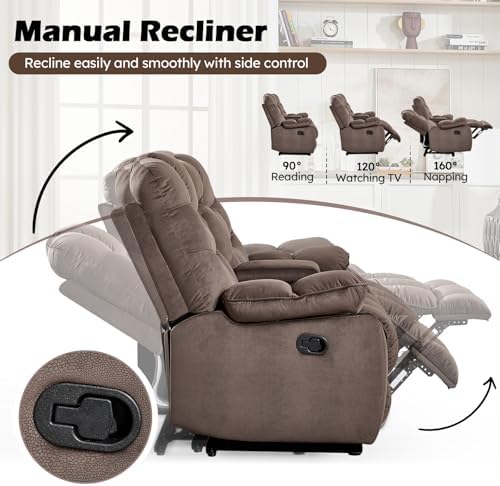 HAOMARKETS 3 Pieces Recliner Sofa Furniture Set, Include 2 Power Recliner Cha...