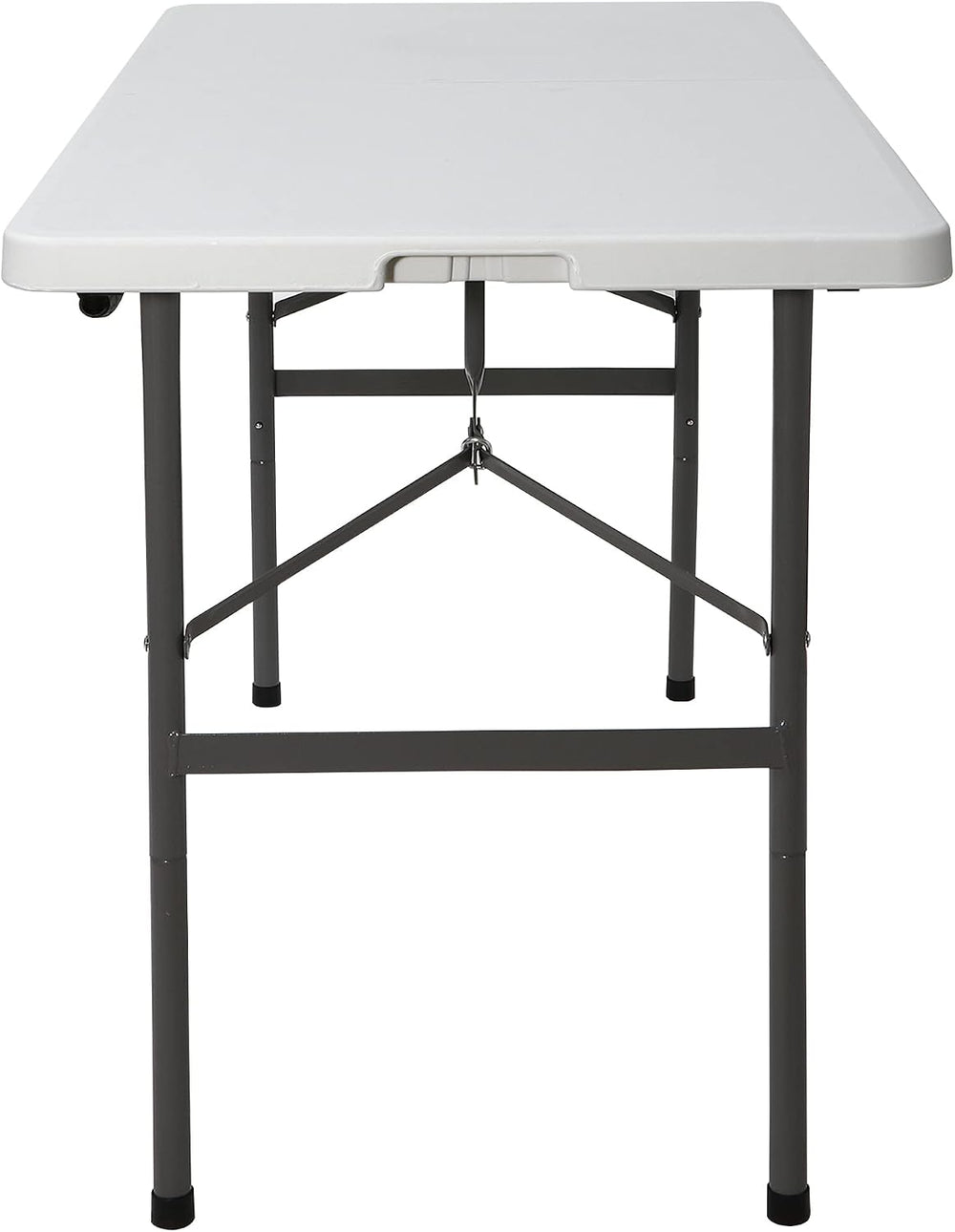 SUPER DEAL Portable 4 Foot Plastic Folding Table, Small Indoor Outdoor Heavy ...