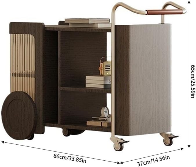 Tiny Side Table Modern Trolley Rack Simple Mobile Side Table Cabinet Home Liv...