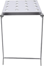 Ladder Platform Iron Folding Ladder Work Stand with Multi Purpose Shelf 330 Lb Capacity Foldable Work Platform Extension for Home Office Workshop Storage and Tasks (Iron)