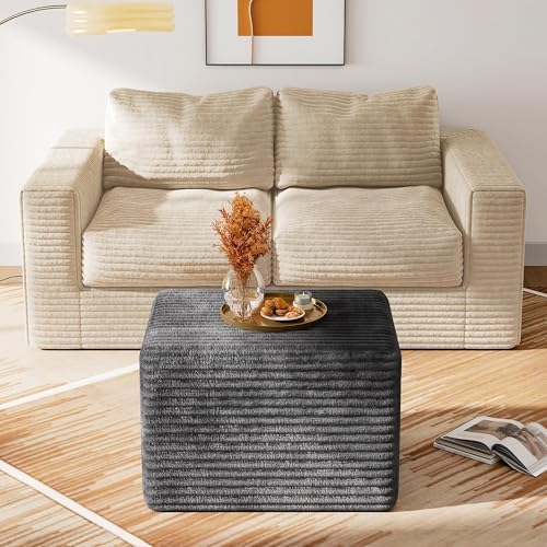 WLIVE 26'' Ottoman, Lightweight, Movable Foot Rest Stool for Living R...