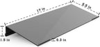 Acrylic Tilted Computer Keyboard Stand for Ergonomic Typing, Keyboard Tray Holder with Silicone Non-Slip Case, Black