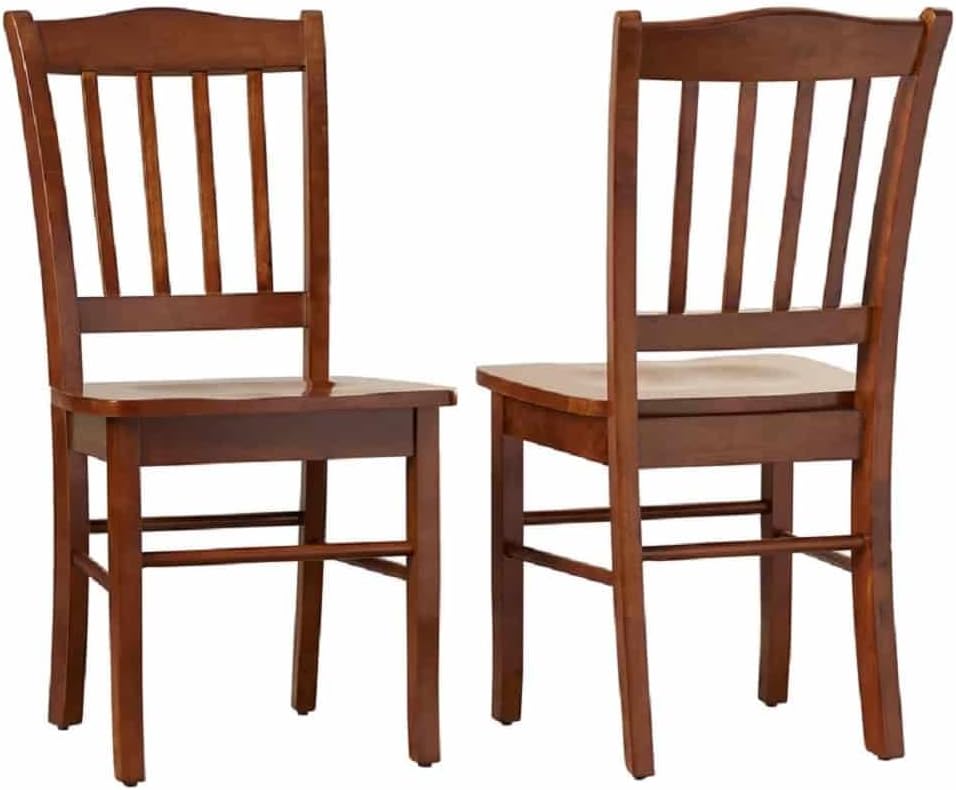 Boraam Shaker Dining Chairs, Set of 2 - Cocoa Walnut