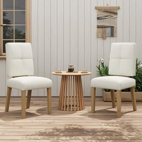 Wooden Dining Chairs Set of 6, Modern Farmhouse Dining Room Chairs with Cloud...
