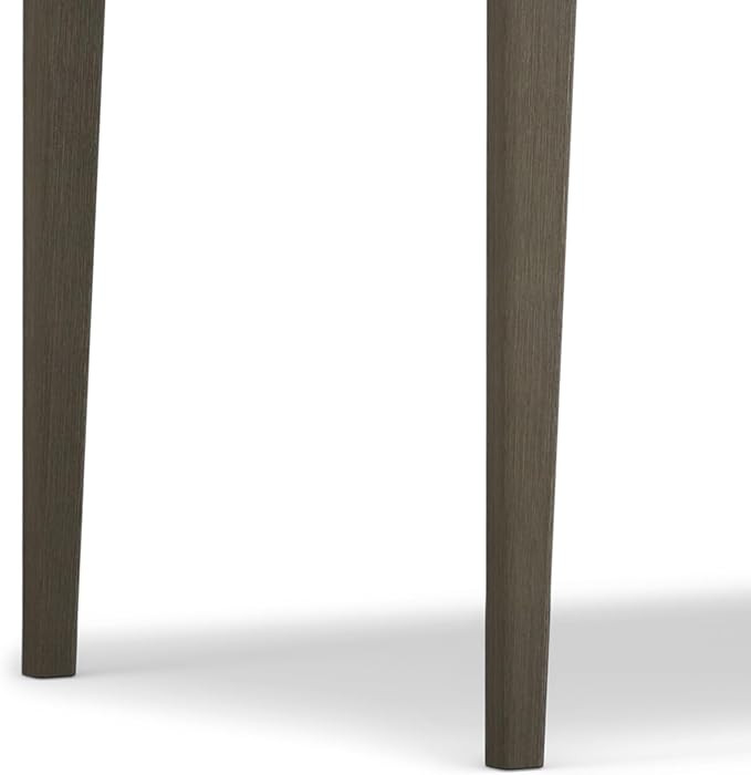 SIMPLIHOME Harper Desk - 60-Inch Wide Solid Hardwood Writing Desk in Farmhouse Grey, Mid-Century Modern Home Office Computer Table for Workspace or Study with 2 Drawers and Flip-Down Keyboard Tray