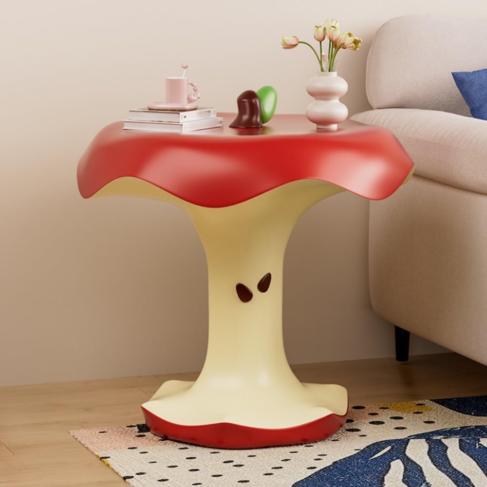 Resin Cute Side Table, Funky Fruit Accent Table, Eclectic Decorative Nightsta...