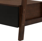 Geelife 32X17X68 Ladder Shelf - Solid Wood+MDF Wood+Brown - Space-Saving Ladder Display - Versatile Indoor Use
