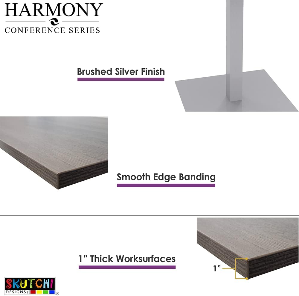 SKUTCHI DESIGNS INC. Harmony Series 2 Person Round Pedestal Table with Metal ...