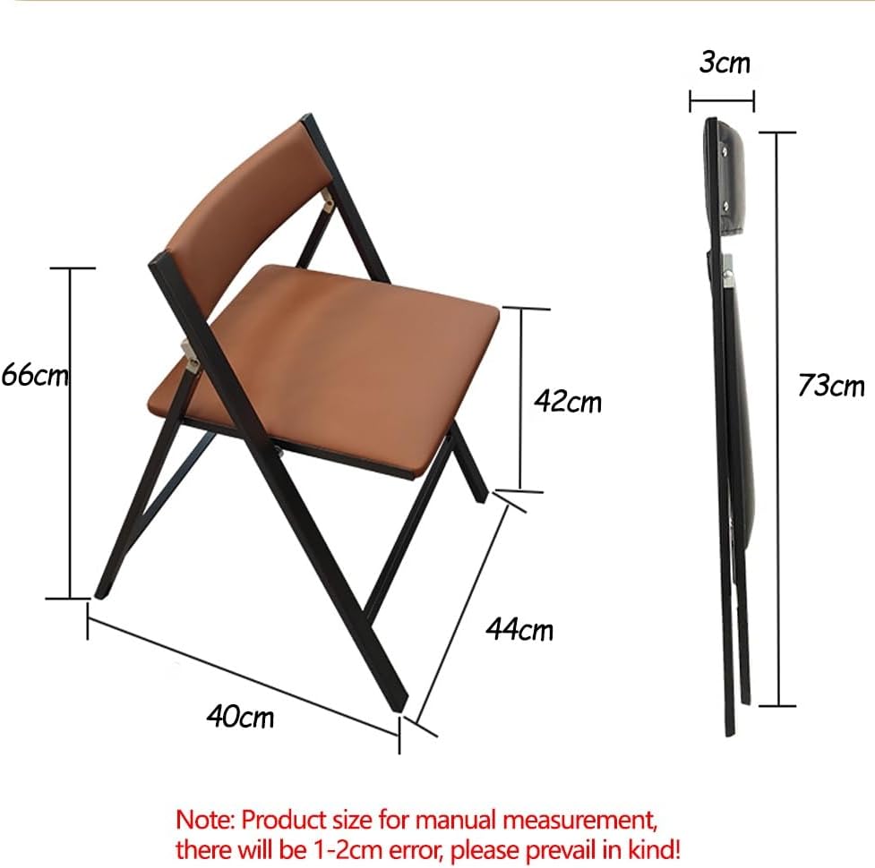 Padded Folding Office Stool, Portable Commercial Chairs, Foldable Office Chai...