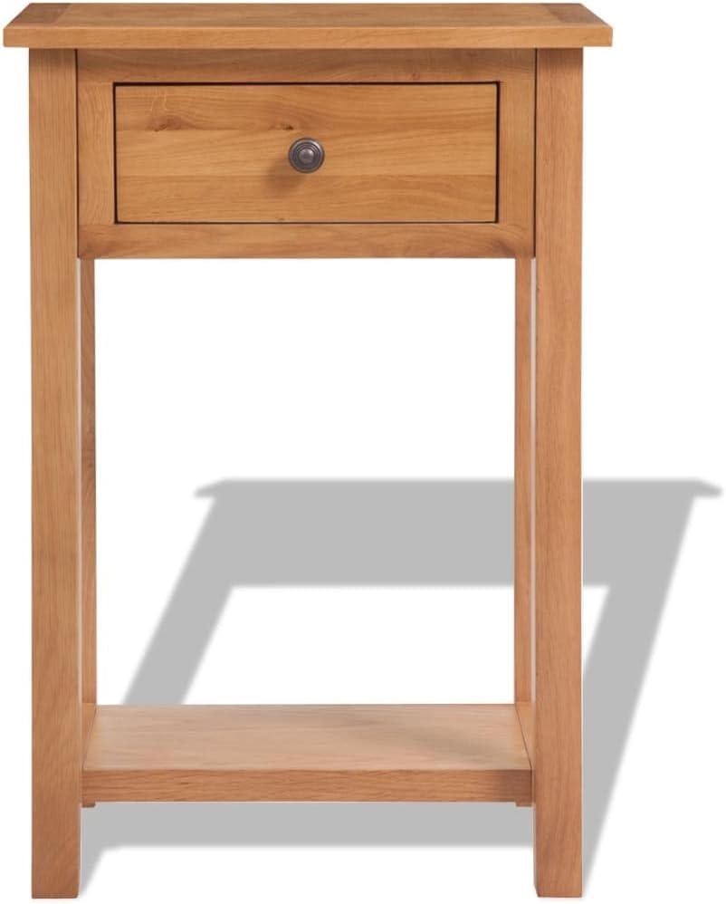Console Table, Solid Oak Wood, 29.5 Tall, Ample Storage, Perfect for Living R...
