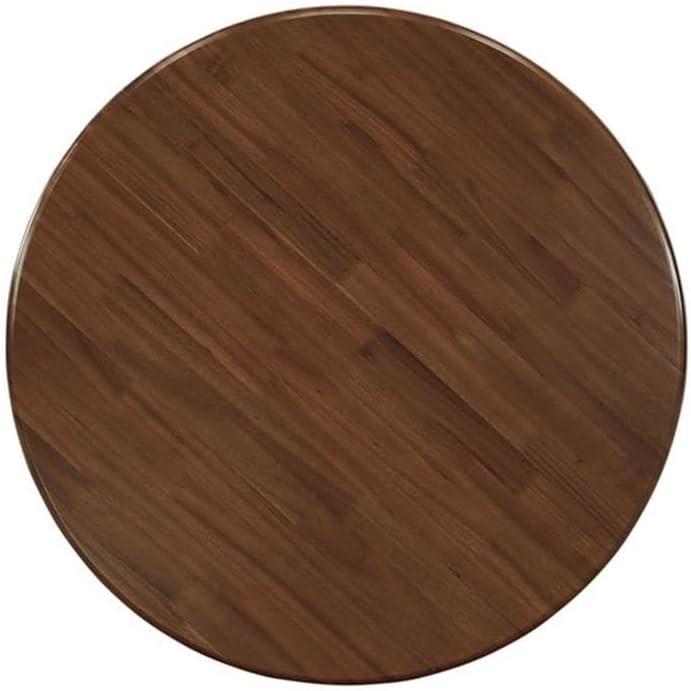 BOWERY HILL Traditional Round Rubberwood Dining Table, 36" W x 36" ...
