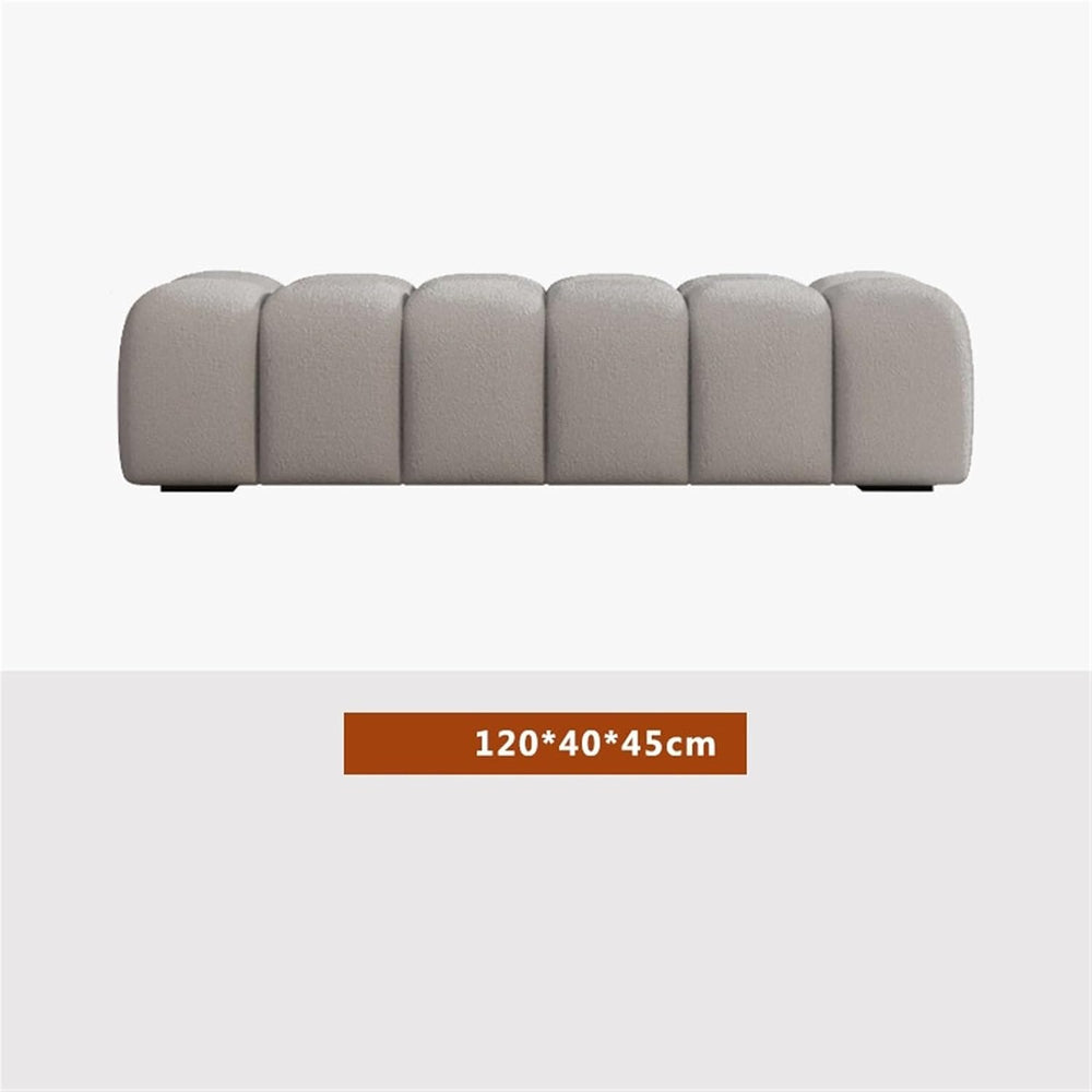 Modern Fabric Bed end Bench Long Bedroom Dressing Room Sofa Entryway(Large)