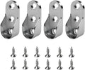 Oval Silver Tube Holder for Wardrobe - Adjustable Clothes Organizer Elegant Design and Modern Style - Storage Accessory for Standard Size Wardrobes