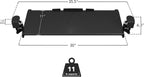 Mount-It! 30” Extra-Wide Clamp-On Under Desk Keyboard Tray, Large Slide-Out Keyboard Drawer for Desk, Ergonomic Pull-Out Platform with Smooth Gliding Tracks, No-Drill C-Clamp Mount