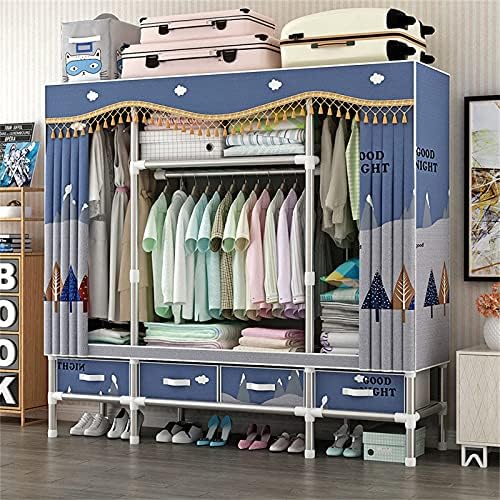 Portable Wardrobe Cloth Wardrobe Large Wardrobe,Simple Portable Wardrobe Mult...