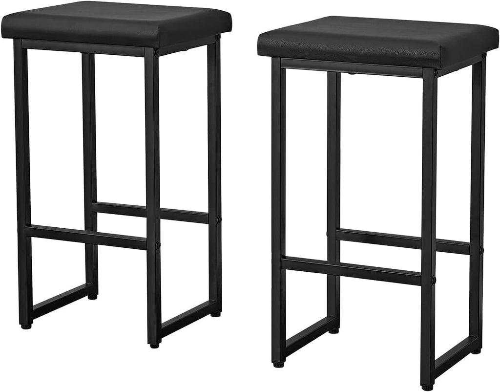 Panana 3 Piece Dining Table Set Kitchen Bar Table with Two Stool Storage Shelves Wood Counter Height Table Top with Sew Kerf Finish Dining Room Home