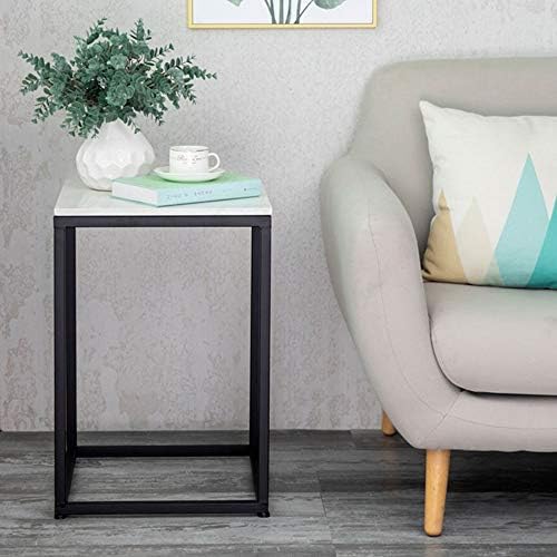 Telephone Table, Marble Side Table Nordic Living Room Square Sofa Corner Tabl...