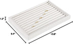 Ring Tray, Velvet Jewelry Trays,Premium Ring Display Case,Luxury Stud Earring Organizer,White Jewelry Storage