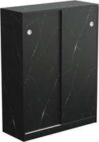 Modern Shoe Cabinet with Sliding Door, Saving Space Storage Cabinet for Entryway Hallway,for Kitchen Home