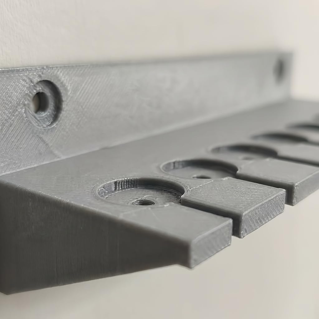 1pc Tool Rack T-Handle Hanger Screwdriver Hex Screwdriver Holder Screw Small Parts Small Additions Tool Placement Storage Rack (Black)