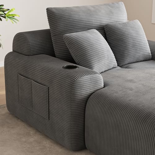 69” Floor Chaise Lounge Chair Indoor, Oversized Chaise Lounge Reading Chairs ...