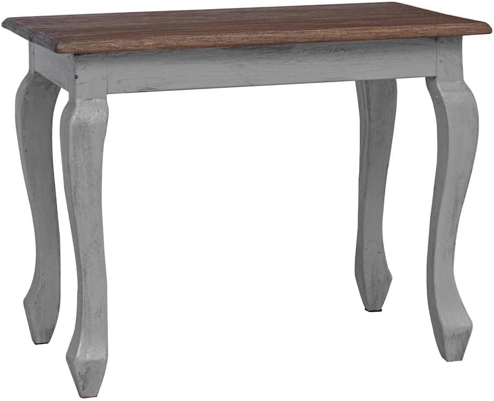 Nesting Table Set 3 Pieces Solid Mahogany Wood | Antique Style, Handmade, Vin...