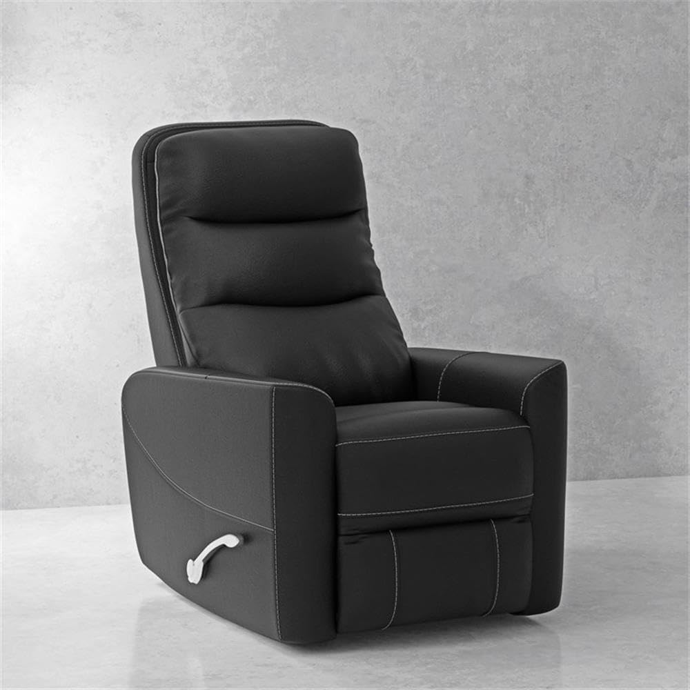 Parker Living Hercules - Black Manual Swivel Glider Recliner