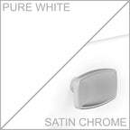 Bush Furniture Broadview Bar Cabinet with Wine Storage in White, (Model: BDS132WH-03)