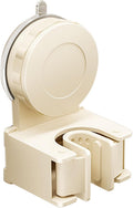 Sucked Type Mop Holder, Plastic White Mop Hanger for Home (white)