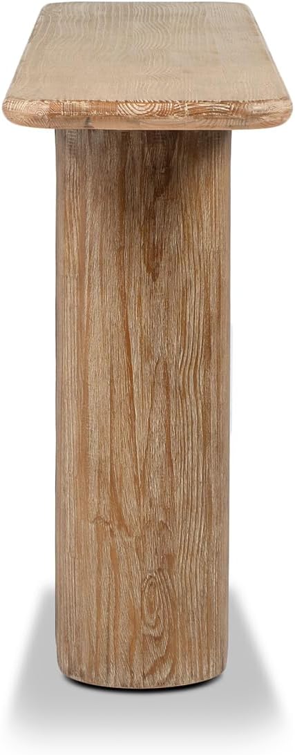 Jennifer Taylor Home Sonoma 72" Reclaimed Pine Split-Pillar Console Tabl...