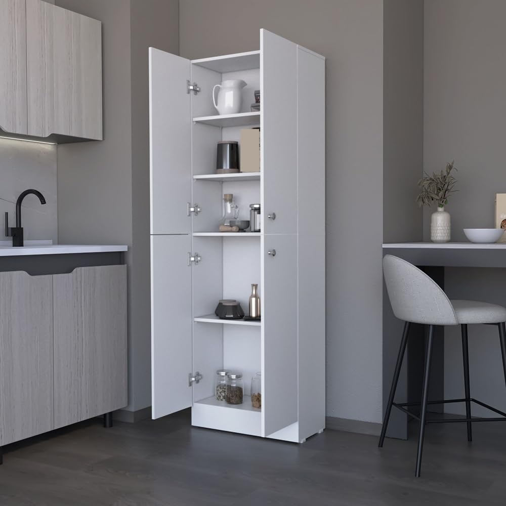 Modern Elegant Pantry Cabinet, Storage Cabinet for Kitchen Entryway Hallway,f...
