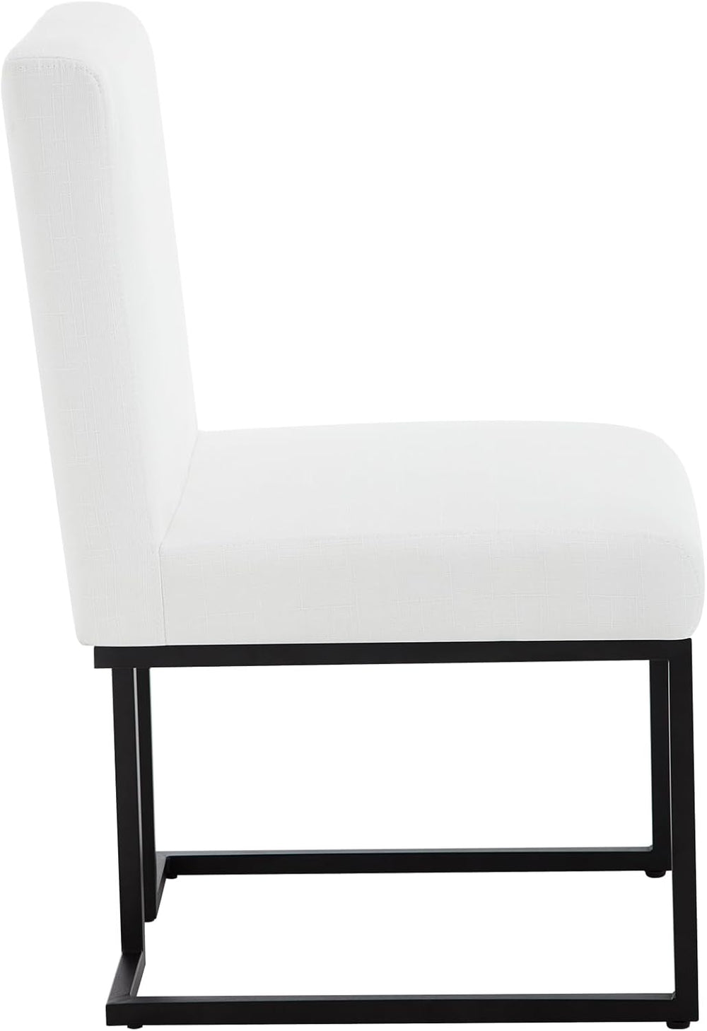 Upholstered Dining Chairs Set of 2, Modern Linen Fabric Kitchen & Dining ...