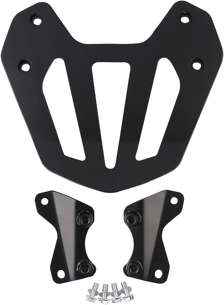 Rear Carrier Kit with Lugggage Rack/Passenger Backrest Mount Fit for Honda Goldwing F6B 2013-2016 Black