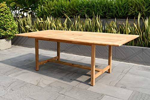 Amazonia Newcastle 9-Piece Outdoor Rectangular Dining Table Set | Certified T...