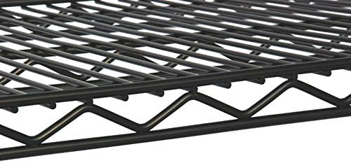 Omega 18" Deep x 18" Wide x 86" High 3 Tier Black Starter Shelving Unit